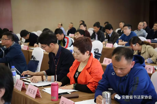 省书协召开第六届理事会第二次会议暨首期省书协会员培训班(图11) 省书协召开第六届理事会第二次会议暨首期省书协会员培训班(图11)