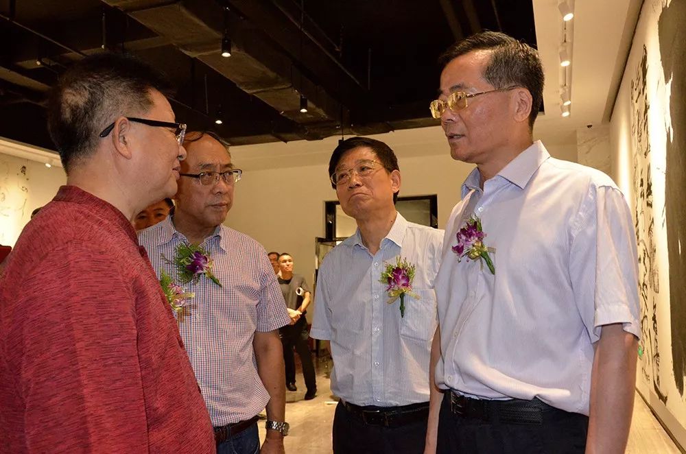 “墨许山河”——曾来德书画艺术作品展在合肥开幕(图4) “墨许山河”——曾来德书画艺术作品展在合肥开幕(图4)