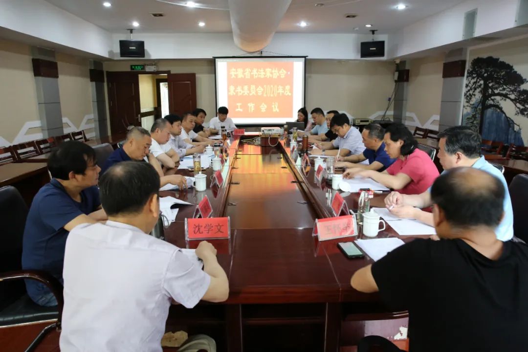 省书协隶书专业委员会年度工作会议在安庆召开(图2)
