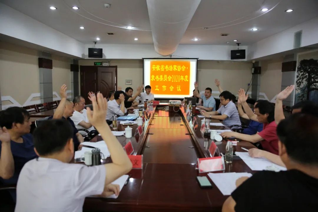 省书协隶书专业委员会年度工作会议在安庆召开(图4)
