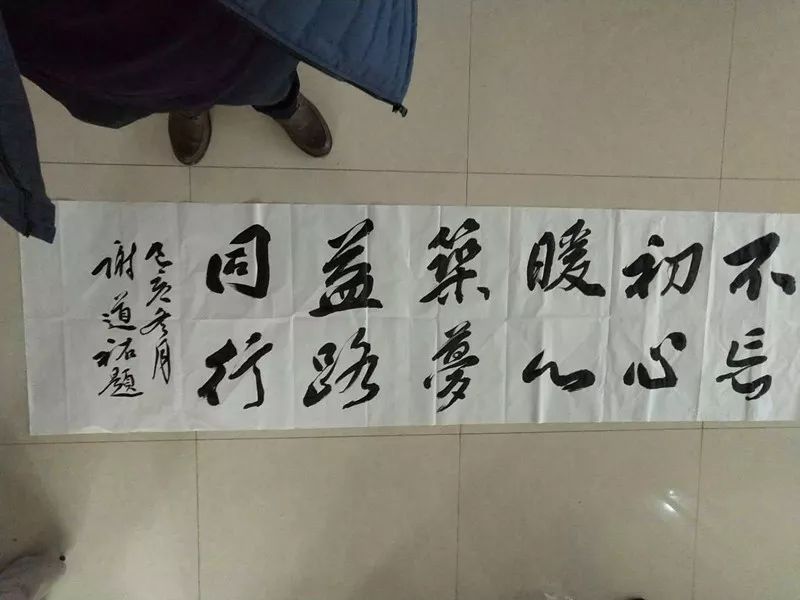 安徽省书协文艺志愿服务分队走进阜南、利辛、萧县开展"送文化年货"活动。(图18)