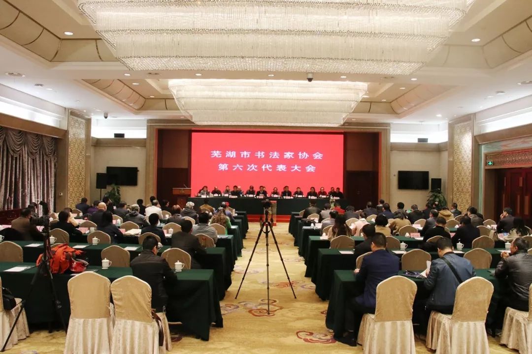 芜湖市书协召开第六次代表大会(图1) 芜湖市书协召开第六次代表大会(图1)