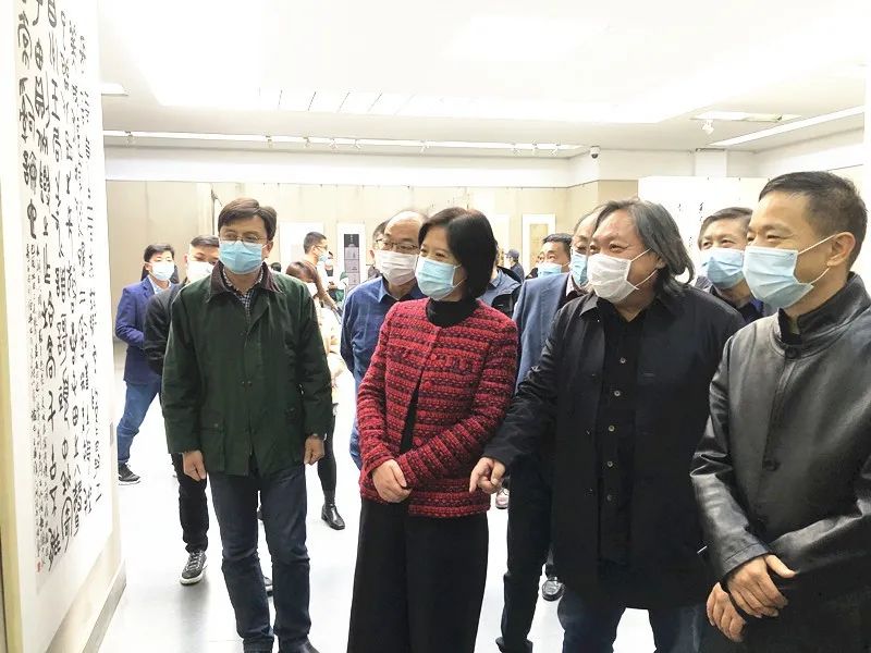 第四届安徽书法大展在合肥展出(图5)