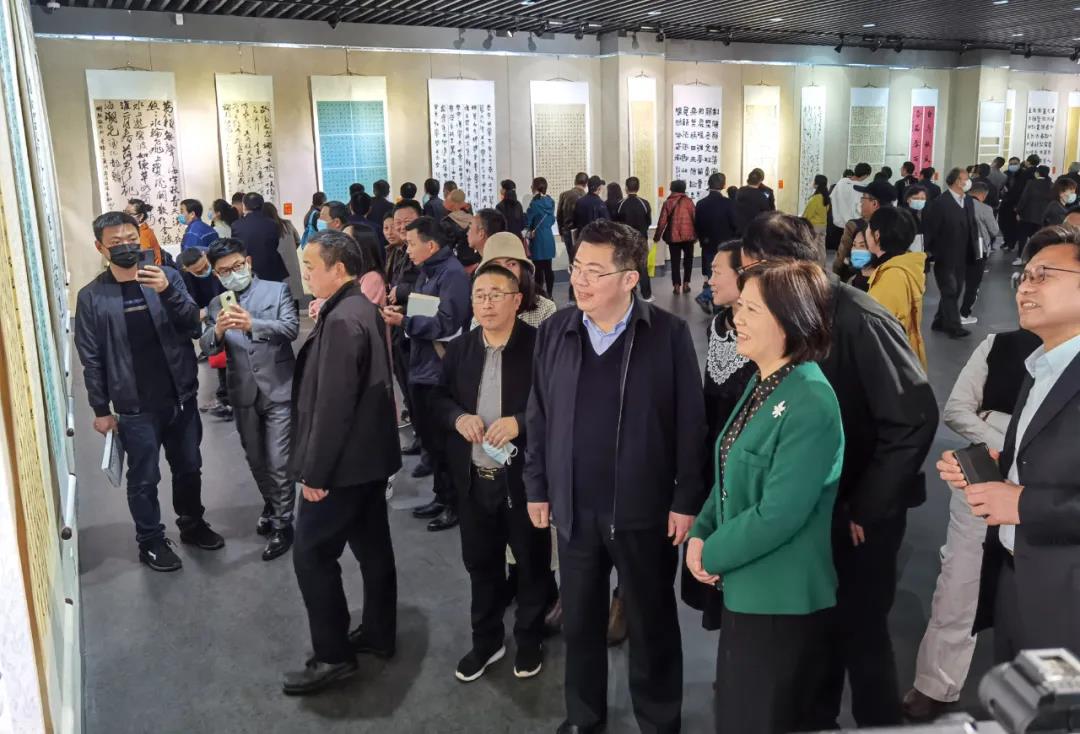 安徽省第十五届书法新人新作展在滁州开幕(图7)