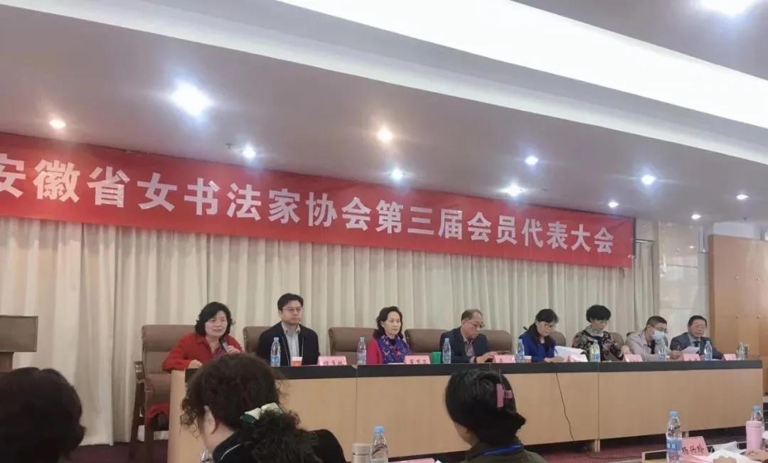 安徽省女书法家协会第三次会员代表大会在合肥召开(图3)
