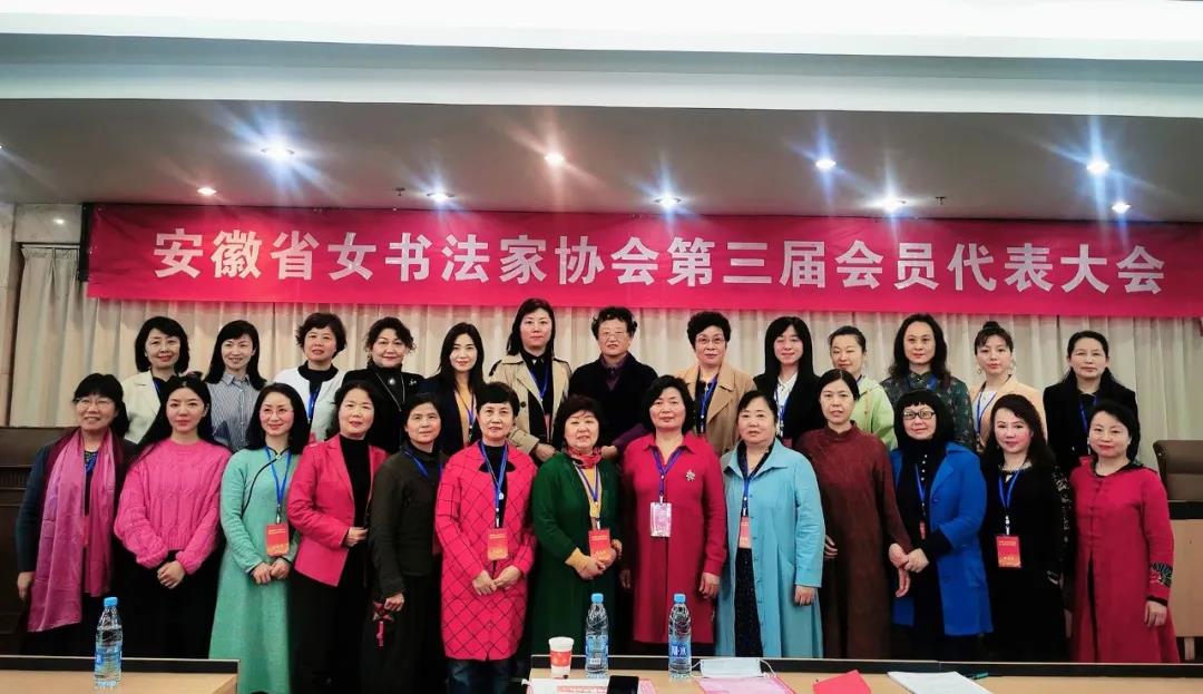 安徽省女书法家协会第三次会员代表大会在合肥召开(图6)