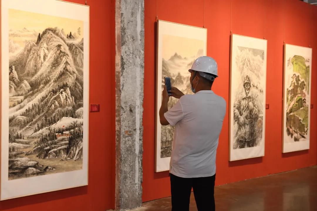 “红色大别山  辉煌鄂豫皖”三省书法美术摄影作品邀请展在合肥开幕(图20)