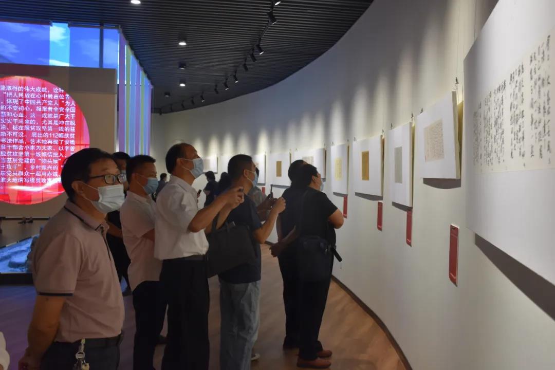 “小康路上的足音” 安徽省百名书家书写扶贫干部日记作品展移师阜阳巡展(图10)