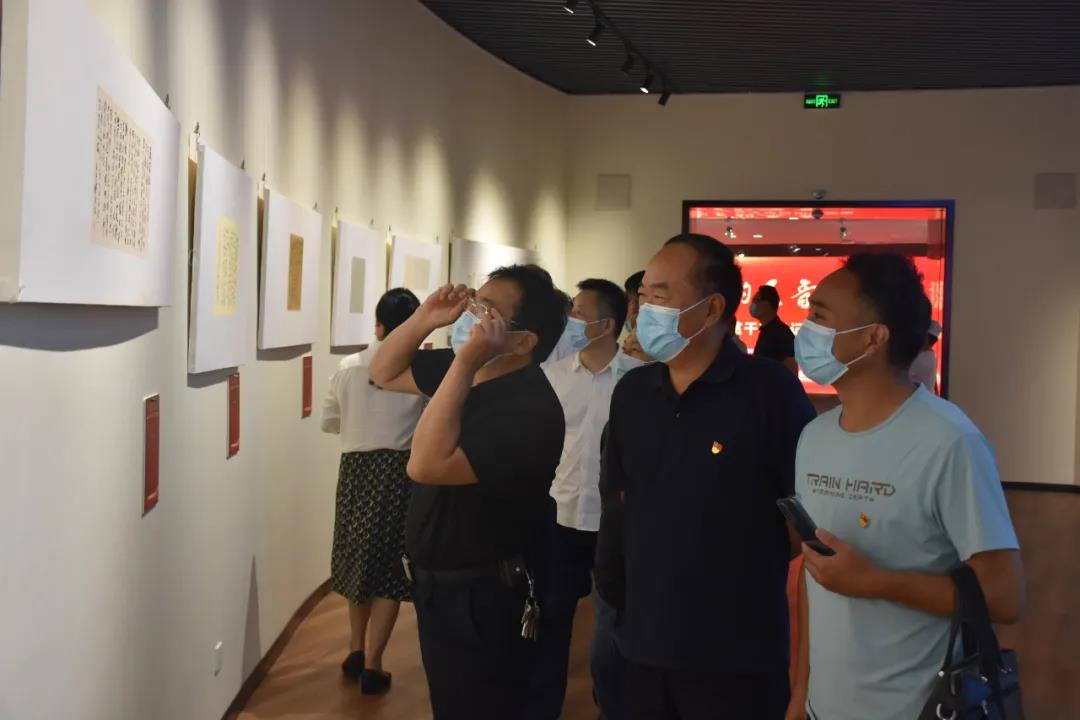 “小康路上的足音” 安徽省百名书家书写扶贫干部日记作品展移师阜阳巡展(图12)