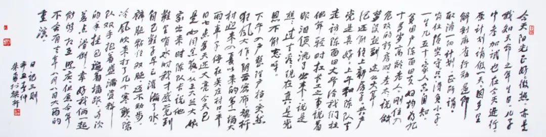 “小康路上的足音” 安徽省百名书家书写扶贫干部日记作品展移师阜阳巡展(图61) 图片