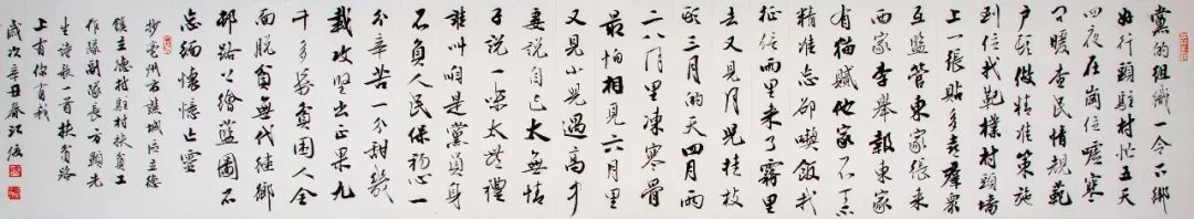 “小康路上的足音”安徽省百名书家书写扶贫干部日记作品展 | 作品欣赏(一)(图46) 图片