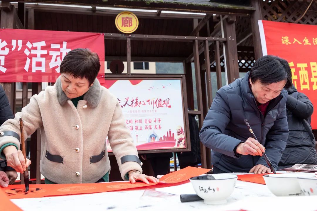 为时代和人民放歌|省文联文艺志愿服务活动走进革命老区岳西 2022年送“文化年货”活动正式启动(图19) 图片